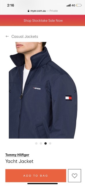tommy hilfiger yacht jacket myer